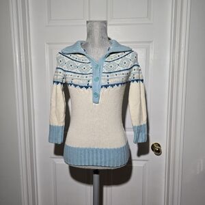BANANA REPUBLIC NWT wool Fairisle Sweater